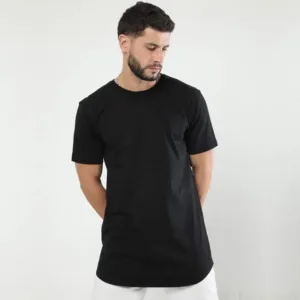 Longline Curved T-Shirt